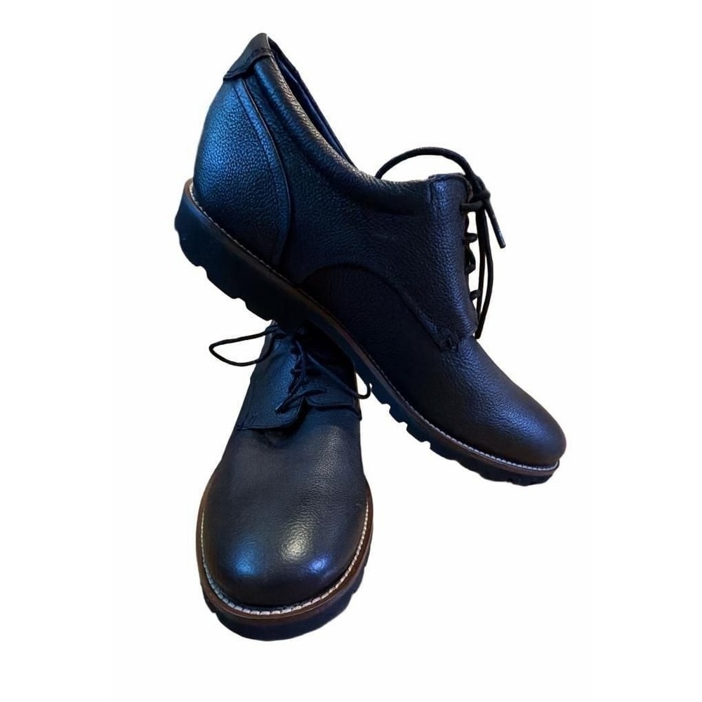 Rockport Black Leather Oxfords truTECH Dress Shoes V74248 Mens 10